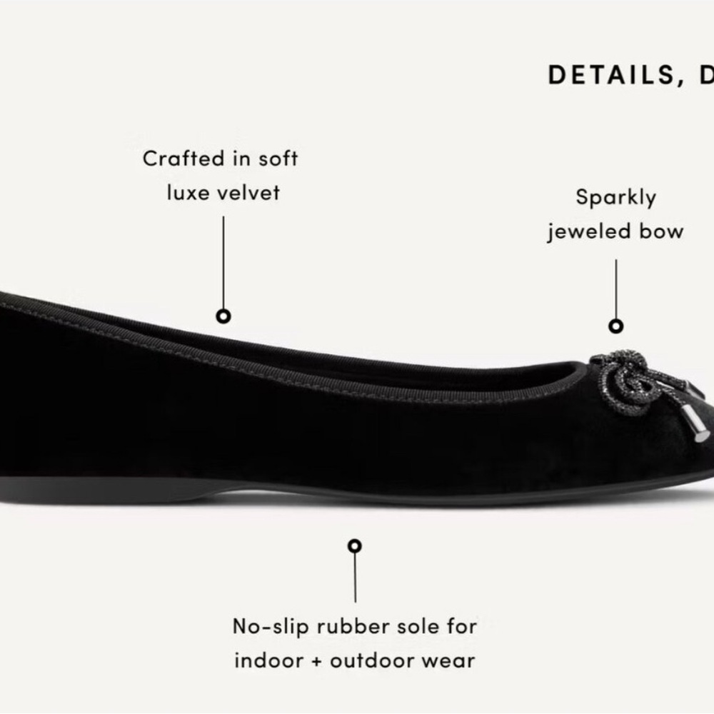 Birdies Black Bow-Accent Flats - Picture 7 of 12